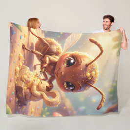 Auf den Spuren des Blütengoldes.4 Fleece Deken