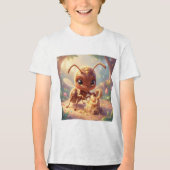 Auf den Spuren des Blütengoldes.4 Tri-Blend Shirt (Voorkant)