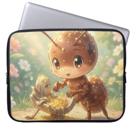 Auf den Spuren des Blütengoldes Laptop Sleeve