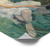 Auf der Seemauer | Edward Cucuel Poster (Hoek)