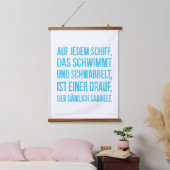 Auf jedem Schiff Hangend Wandkleed (Slaapkamer)