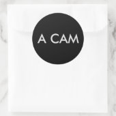 AUFKLEBER # A CAM RONDE STICKER (Tas)