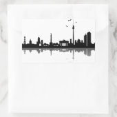 Aufkleber Berlin Skyline Rechthoekige Sticker (Tas)