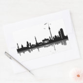 Aufkleber Berlin Skyline Rechthoekige Sticker (Envelop)