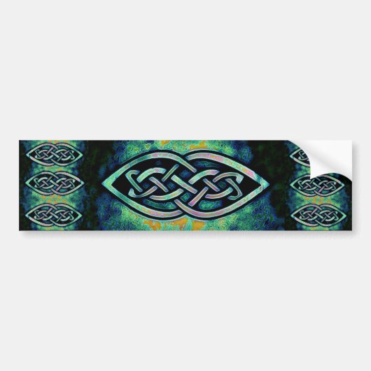 Aufkleber, celtic knot, keltischer Knoten, mystic Bumpersticker (Voorkant)