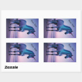 Aufkleber magisches Einhorn Rechthoekige Sticker (Vel)