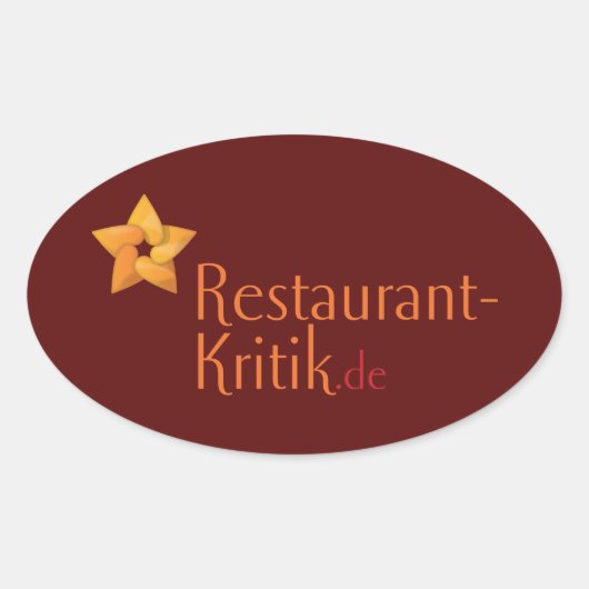 Aufkleber Ovale Sticker (Voorkant)