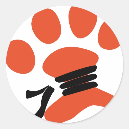 Aufkleber rund ronde sticker (Voorkant)