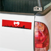 Aufkleber Skyline Berlin Bumpersticker (Op Truck)