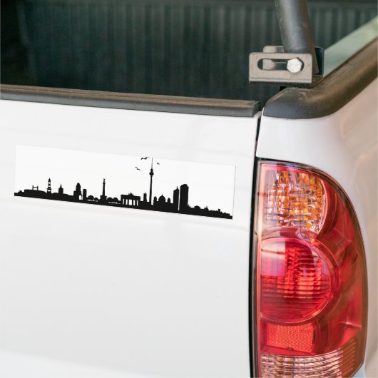 Aufkleber Skyline Berlin Bumpersticker (Op Truck)