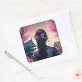 Aufkleber Vierkante Sticker (Envelop)