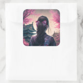 Aufkleber Vierkante Sticker (Tas)