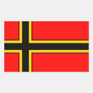 Aufkleber Wirmer Flagge Rechthoekige Sticker
