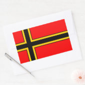 Aufkleber Wirmer Flagge Rechthoekige Sticker (Envelop)