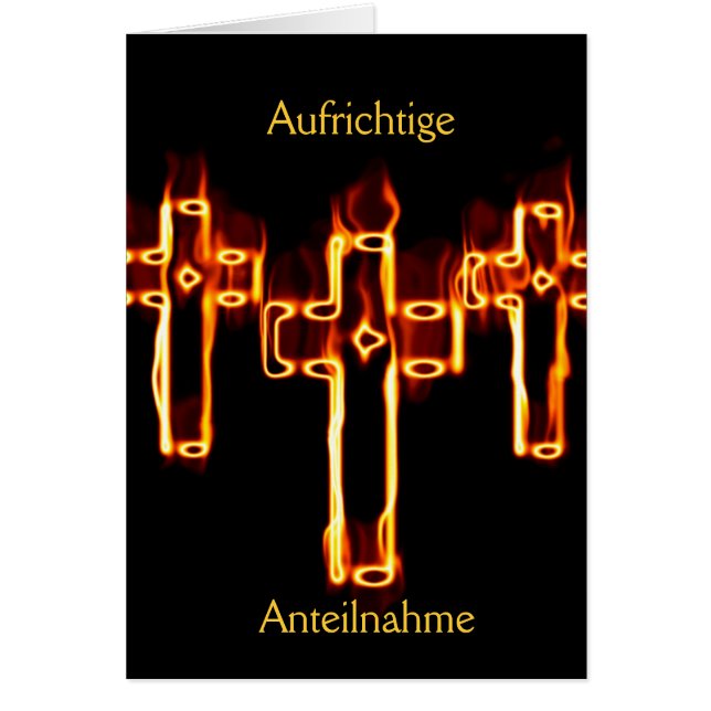 Aufrichtige Anteilnahme (Voorkant)