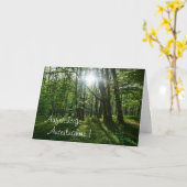 Aufrichtige Anteilnahme mit Wald Kaart (Gele Bloem)