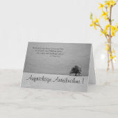 Aufrige Anteilnahme - mit Spruch aus der Bibel Kaart (Gele Bloem)