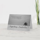 Aufrige Anteilnahme - mit Spruch aus der Bibel Kaart (Voorkant)