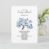 Aufruf Jewish Invitation - Romantic Forest (Staand voorkant)