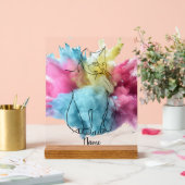 Aufsteller Katze Acryl Bord (Huwelijk)