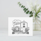 Aug House Feestdagenkaart (Staand voorkant)