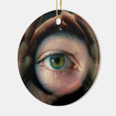 Auge im Herz, Keramisch Ornament (Links)