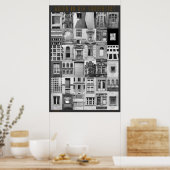 Augen in der Großstadt Poster (Keuken)