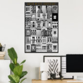 Augen in der Großstadt Poster (Thuiskantoor)