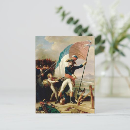 Augereau op Arcole Briefkaart (Staand voorkant)