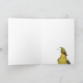 Auggie the goldfinch card kaart (Binnen)