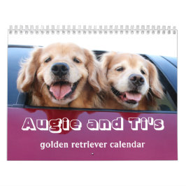 Augie en Ti's Golden Retriever van 2017 Kalender
