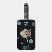 Augie — Rat Bagagelabel (Achterkant verticaal)