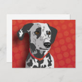 Augie the Dalmatian Briefkaart (Voorkant / Achterkant)