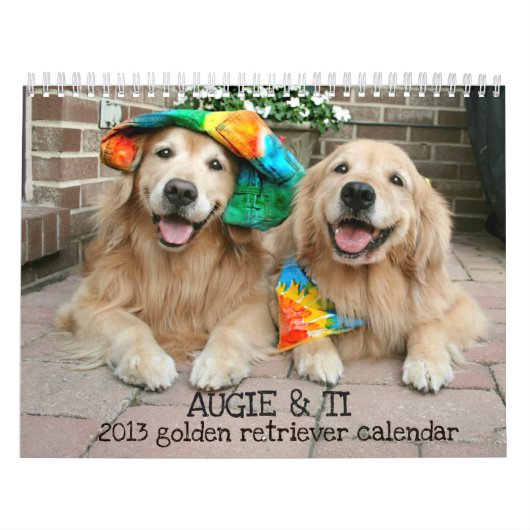 Augie & Ti's Golden Retriever Agenda 2013 Kalender (Hoes)
