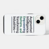 Augmented Intelligence: mensen in staat stellen iPhone Hoesje (Achterkant horizontaal)