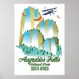 Augrabies Falls Nationaal Park Zuid-Afrika Poster