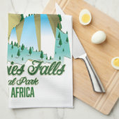 Augrabies Falls Nationaal Park Zuid-Afrika Theedoek (Quarter Fold)