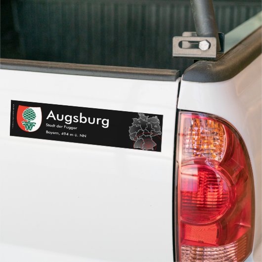 Augsburg 2 bumpersticker (Op Truck)