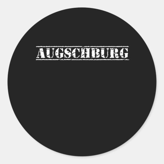 Augsburg Augschburg Pride Ronde Sticker (Voorkant)