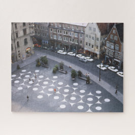 Augsburg Duitsland, antenne 1971 Legpuzzel
