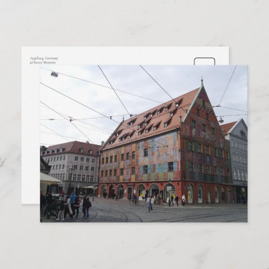 Augsburg, Duitsland Briefkaart (Voorkant / Achterkant)