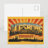 Augsburg Duitsland Rathaus Briefkaart (Voorkant / Achterkant)