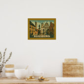 Augsburg Duitsland Stad Kunst Poster (Keuken)