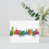 Augsburg Germany Skyline Briefkaart (Staand voorkant)