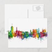 Augsburg Germany Skyline Briefkaart (Voorkant / Achterkant)