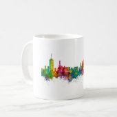 Augsburg Germany Skyline Koffiemok (Voorkant links)