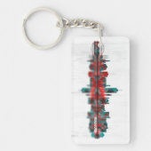 Augsburg Germany Skyline Sleutelhanger (Voorkant)