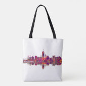 Augsburg Germany Skyline Tote Bag (Achterkant)