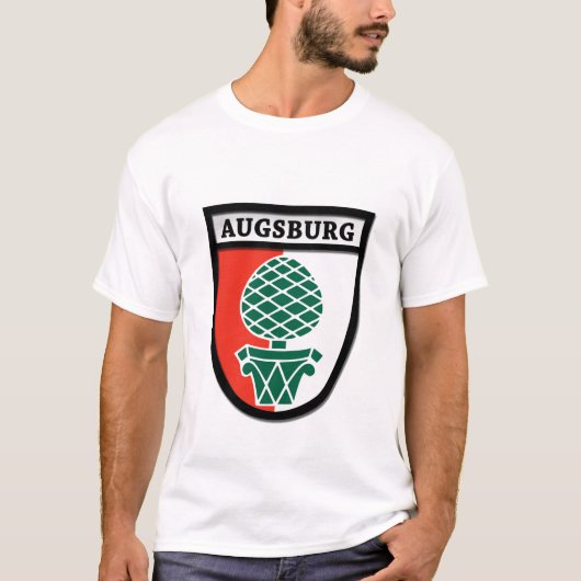 Augsburg Mannen van het Wapenstaartje T-Shirt 0010 (Voorkant)