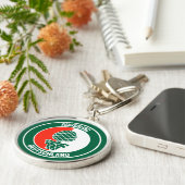 Augsburg Round Emblem Sleutelhanger (Zijkant)